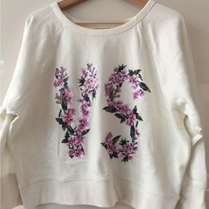 Victoria’s Secret floral sweatshirt
